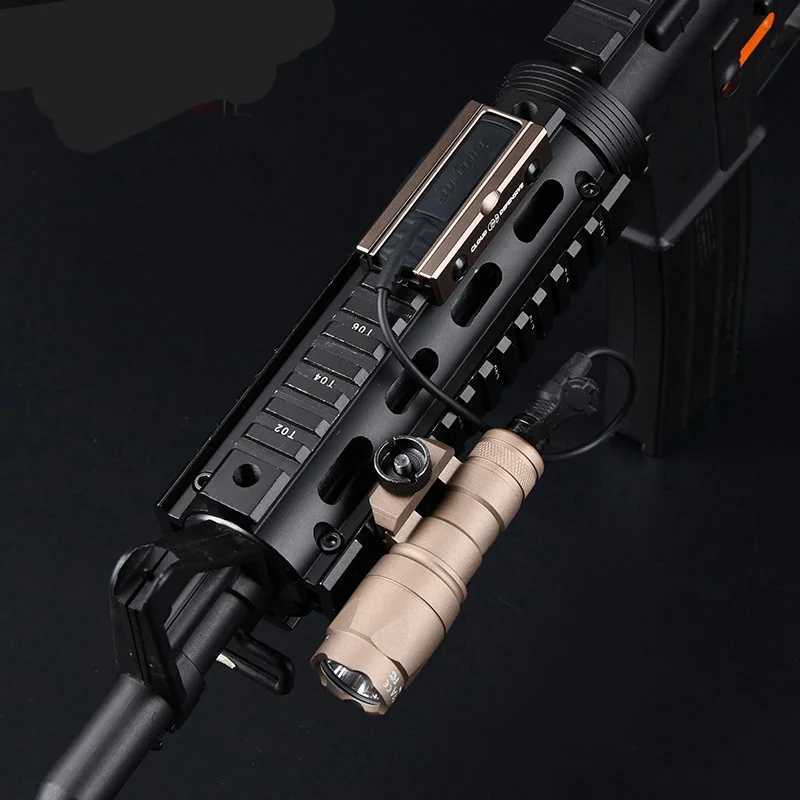 Tactical M300 M300A Flashlight SF Fit 20MM Rail MLOK Mount KEYMOD Base Weapon Airsoft Hunting Scout LED Gun Mini Light R250728