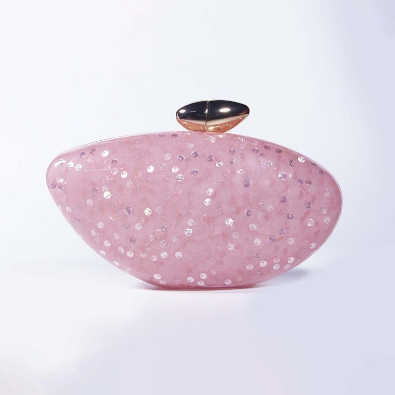 Chic Acrylic Evening Purse for Ladies Sleek & Minimalist Design