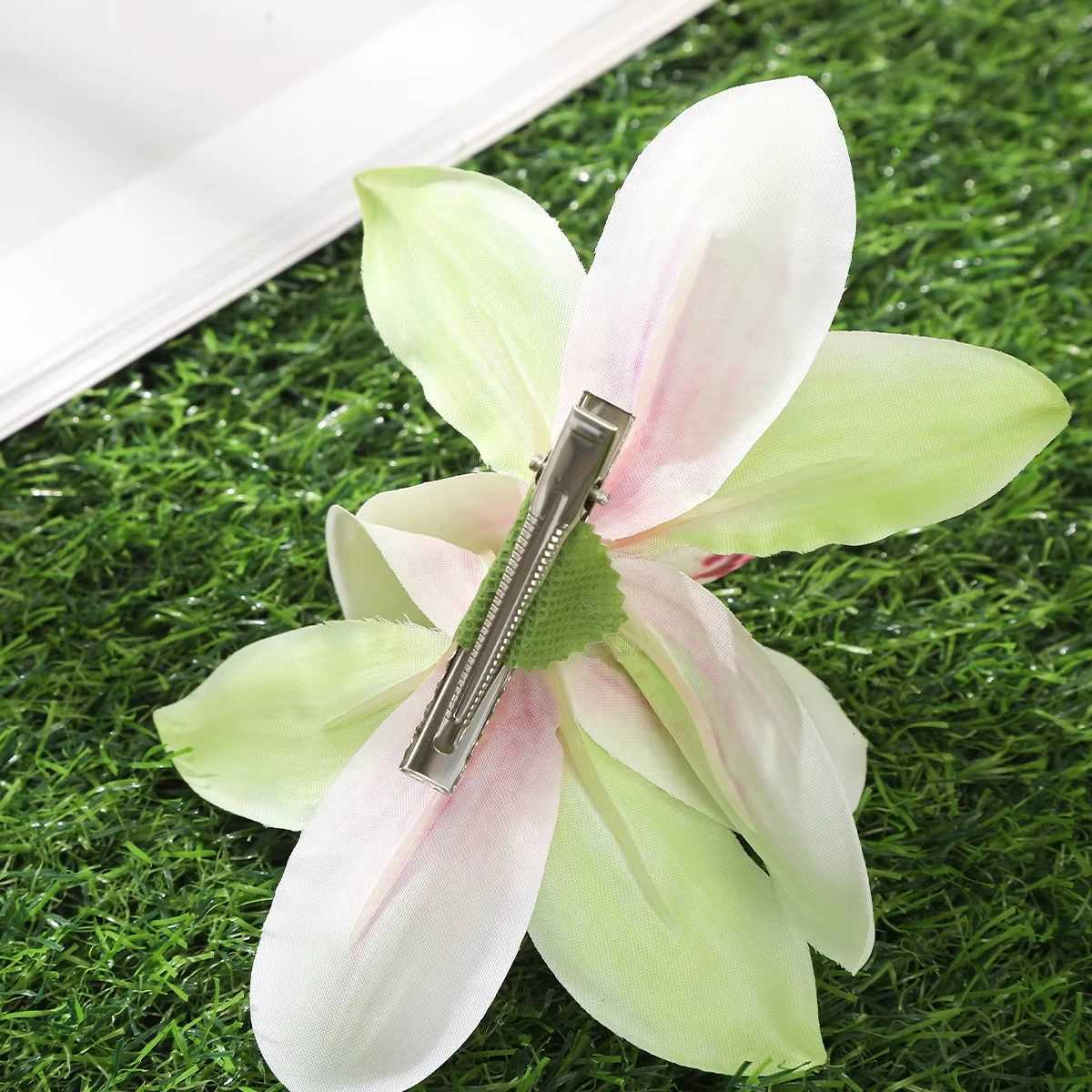 1/3Pcs Orchid Flowers Hair Clips Bohemian Large Hairpin Bridal Barrette Beach Wedding Flower Women Holiday Hair Accessories Z250729