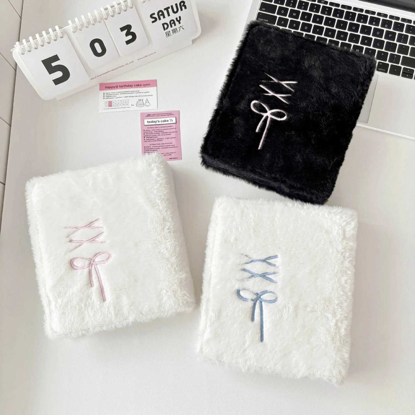 Korea Sle A6 Binder Photo Album Korea Sle Embroidery Bow Photocard Holder Book Z250729