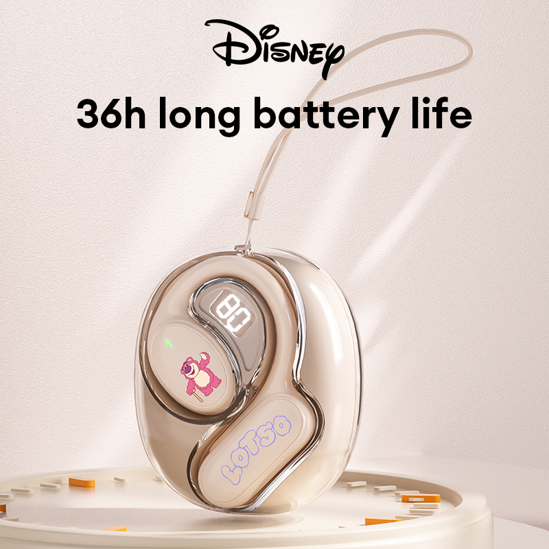Disney C36 OWS Earhook Bluetooth Headphones High Fidelity Music Earphones Ergonomic Design Gaming Earbuds Winnie the Pooh & Mickey Mouse New