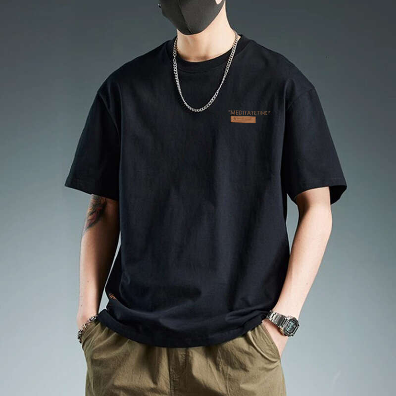 Designer T Shirt Short Sleeve Men's Summer T-Shirt 2025 New Trendy Brand Loose Fit Round Neck Tee Graphic Tee Tracksuit