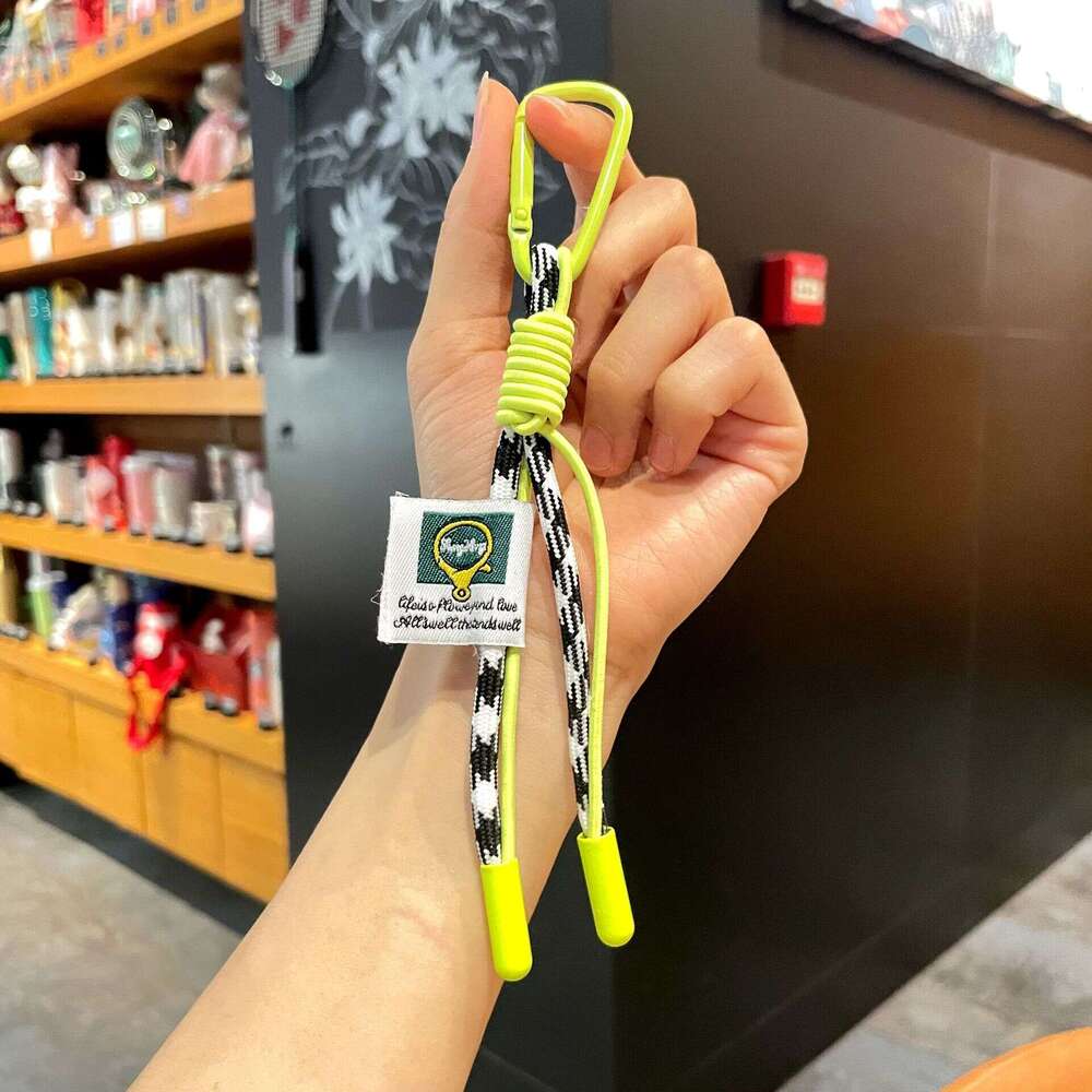 Miu Style Phone Lanyard Dopamine Colorful Rope Wrist Keychain Bag Pendant Small Accessories