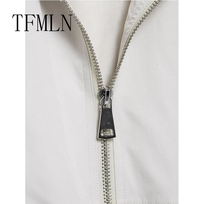 100% Cotton Womens Elegant Sleeveless Waistcoat Fashion Spring Summer Loose Zipper Vest Comfortable Leisure Pocket Coat 250729