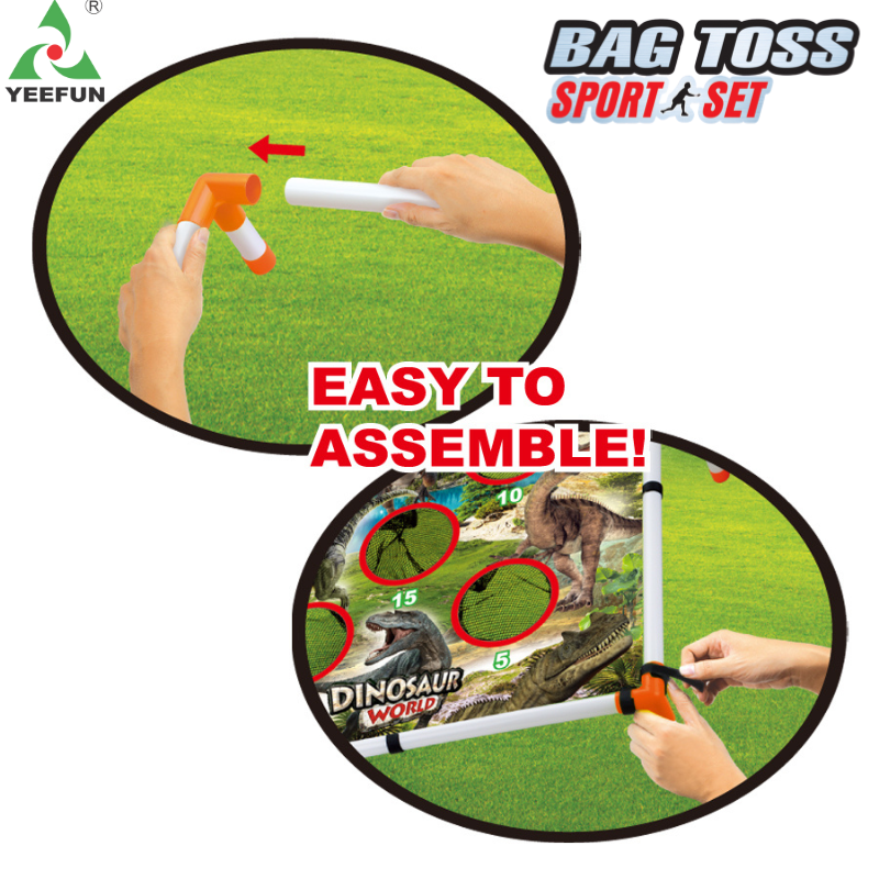 Three-In-One Sandbag Throwing Toy - Durable Play Mat for Kids