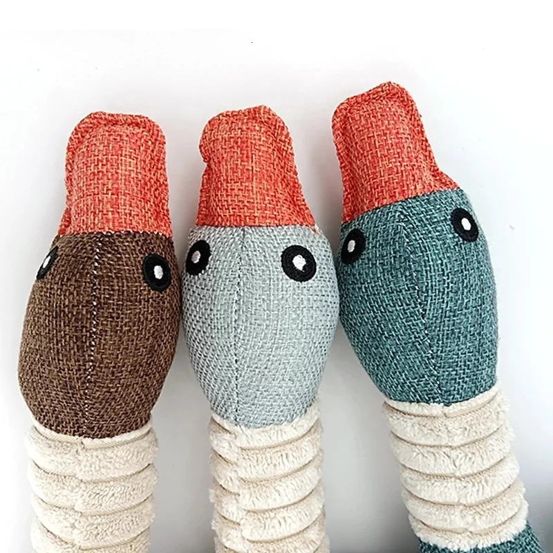 Pet Chewing Toy Tricolor Duck Sound Puzzle Training Plush Resistant to Biting Grinding Teeth and Cleaning 250729