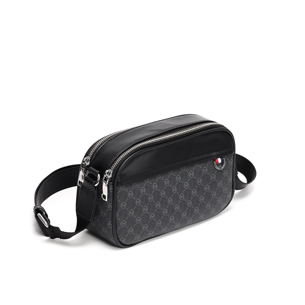 Shoulder bag men casual crossbody bag small square bag commuting multi-function backpack oblique men