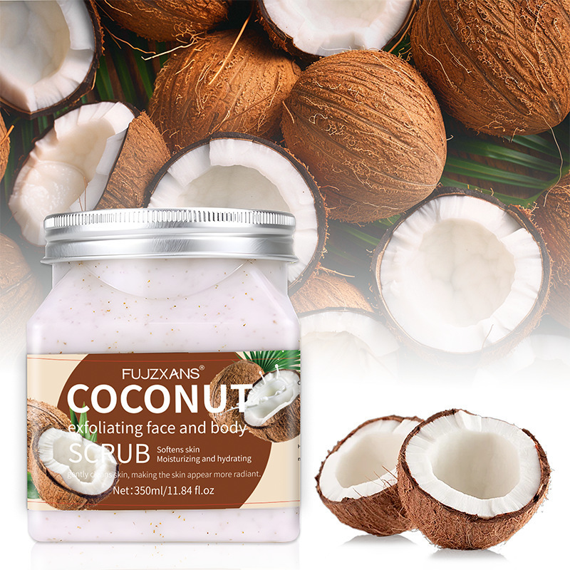 Full Body Scrub Exfoliating Chicken Skin Fruit Flavor Coconut Body Scrub Cleansing Scrub 240627