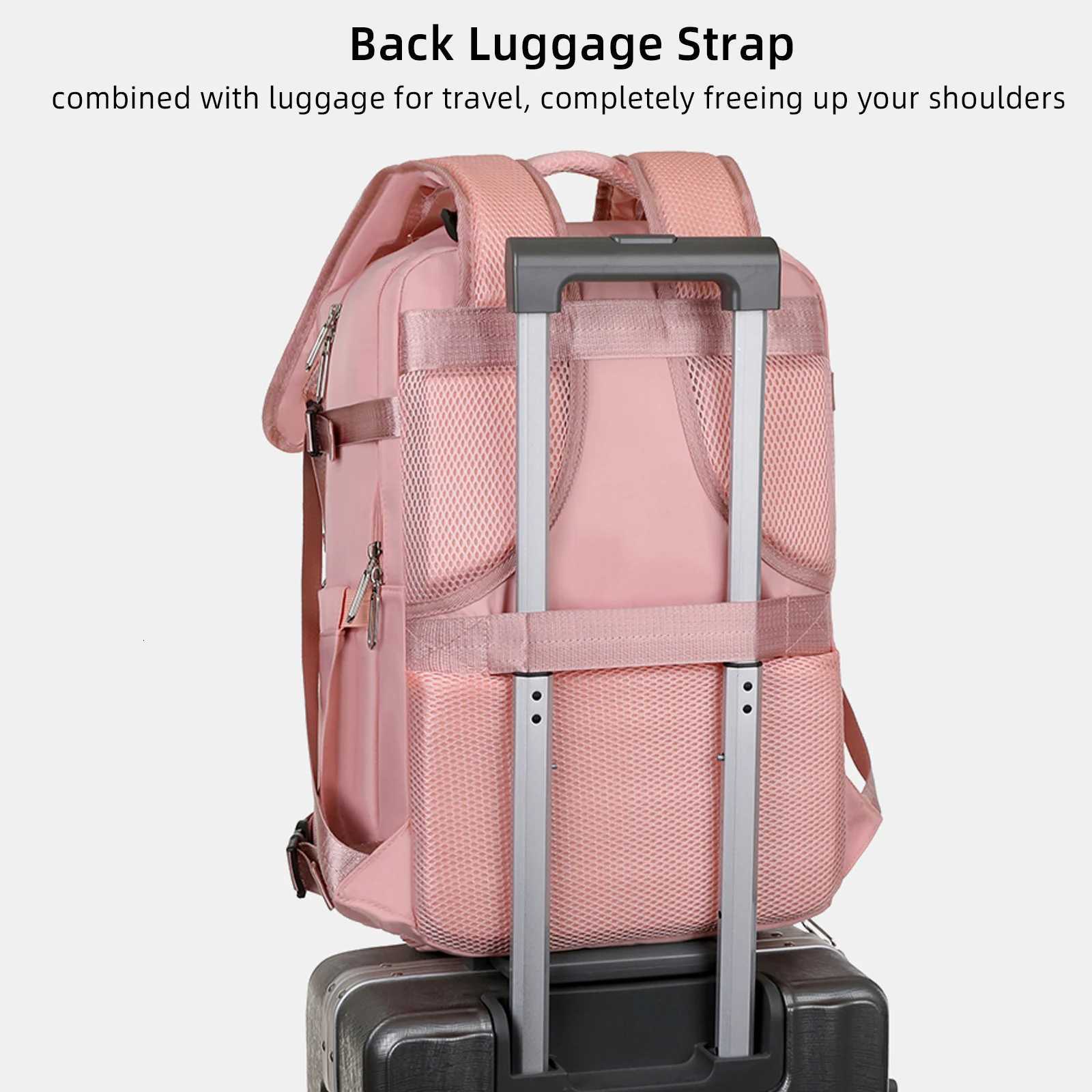 Large Capacity Backpack Carry On Luggage Travel Bags with USB Charging Port Waterproof Laptop Bag for Outdoor Hiking Climbing S250728