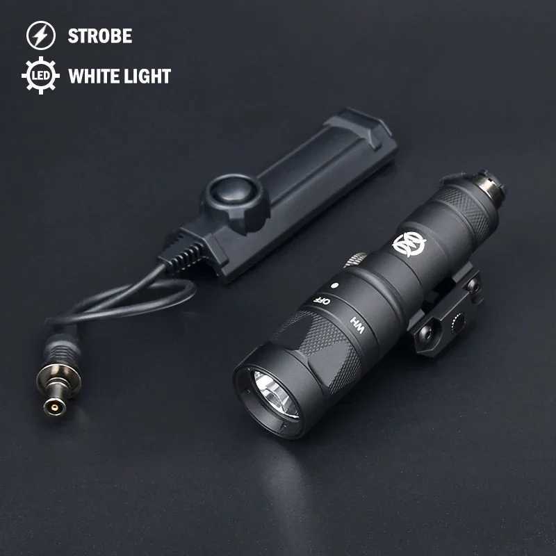 Wadsn M600W Flashlight Strobe M300W Scout Light Tactical Outdoor Hunting Spotlight With Dual Function Remote Switch Fits 20MM Rail R250728