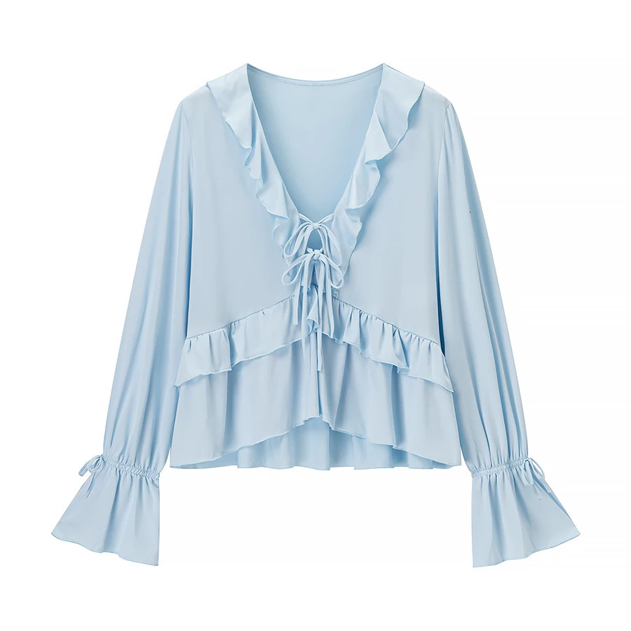 set dress Europeanstyle womens clothing versatile multilayered decoration scalloped edge 250729