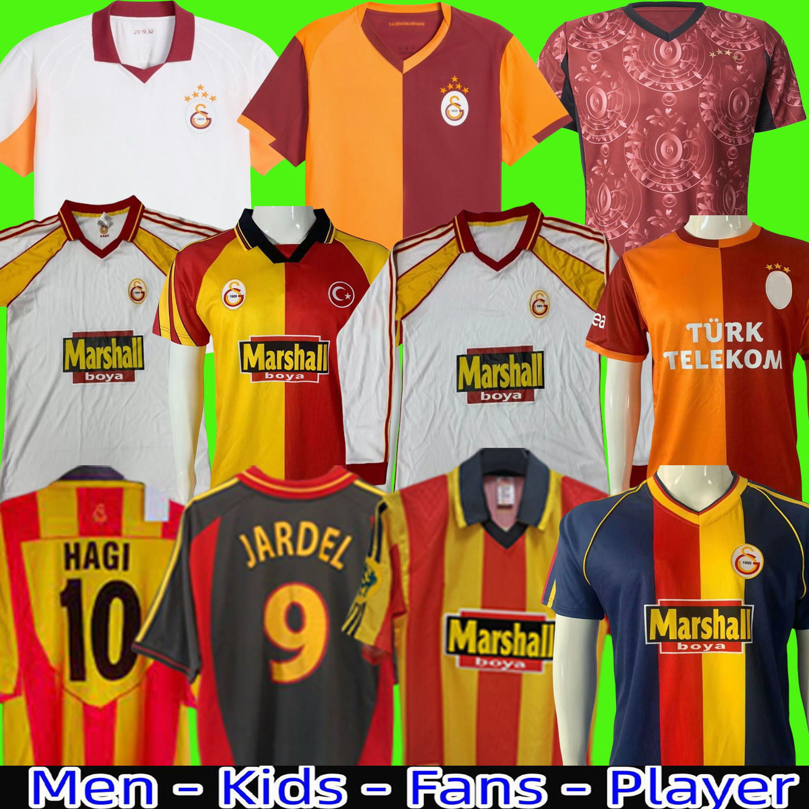 99 00 Galatasaray Mens SNEIJDER Soccer Jerseys ICARDI MERTENS Michael Seri Falcao Belhanda Luyindama Mostafa Feghouli Diagne ZIYECH 24 25 26 Home Away Football