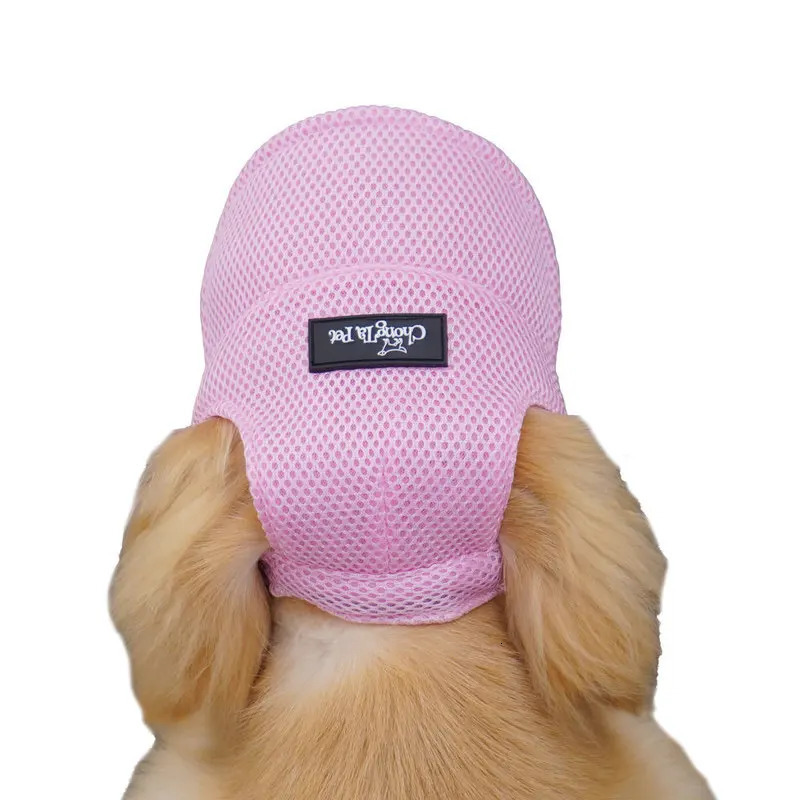 Summer Pet Dog Hat Breathable Sun Protection Ears Exposed n Golden Retriever Cap Shade Accessories 250729