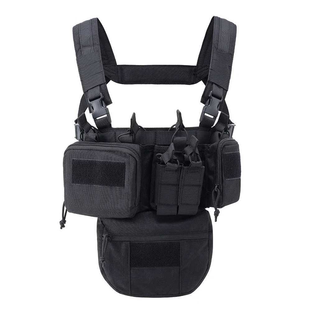 Tactical Vest CS Match Wargame TCM Chest Rig Airsoft Pack Magazine Pouch Holster Molle System Waist Men Airsoft Hunting Vest Z250728