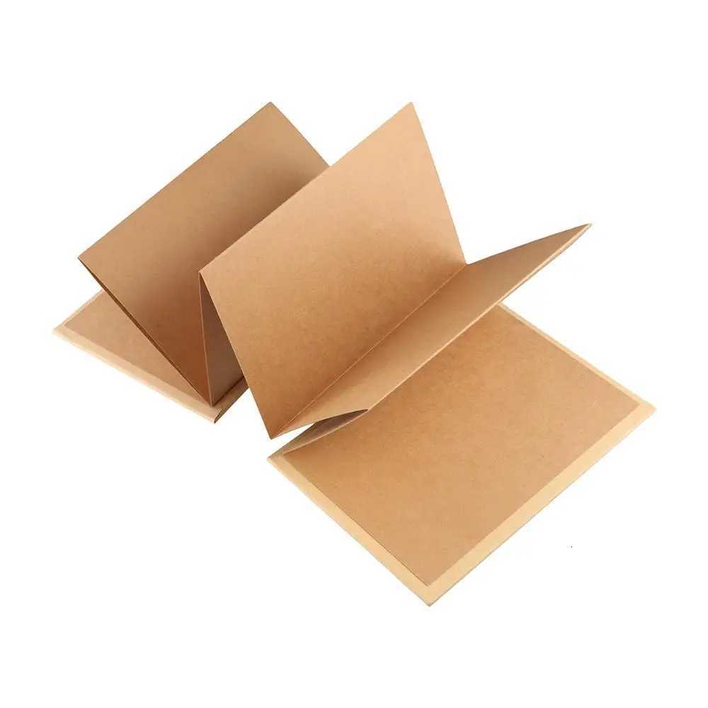 10 Page DIY Surprise Gift Couple Folding Accordion Photo Album Gift Photocard Handcrafts Surprised Photo Book Kraft Paper Z250729