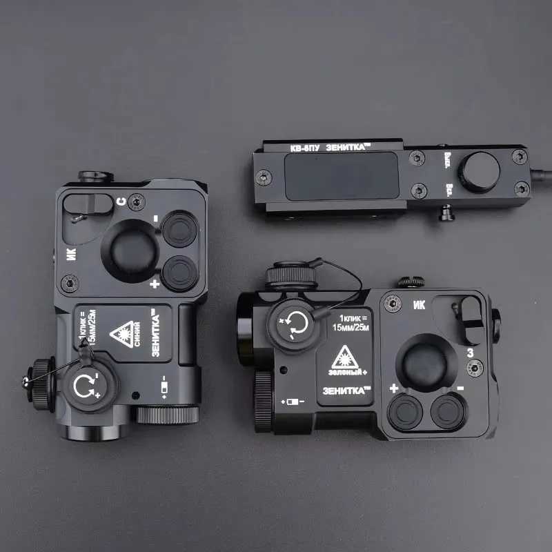 WADSN Nev Zentico Metal PERST-CH Pch Red Green IR Strobe Light Tactical Scout Aiming Indicator Pointer Airsoft Hunting AccessroyXJ250728