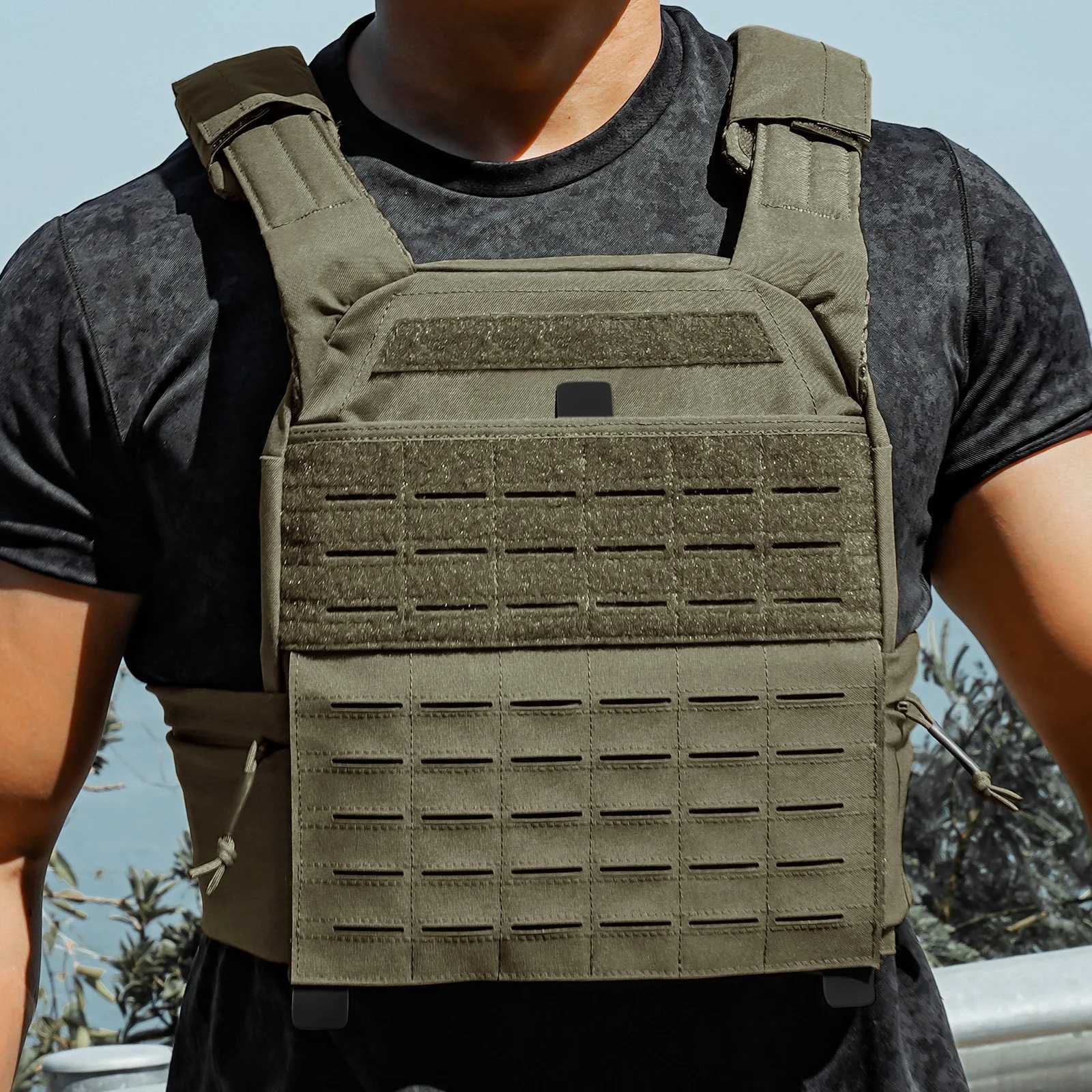 KRYDEX Tactical Strength Training Weight Vest Laser MOLLE Plate Carrier 5.758.7514.7519.75 Lbs For Outdoor Sport Z250728