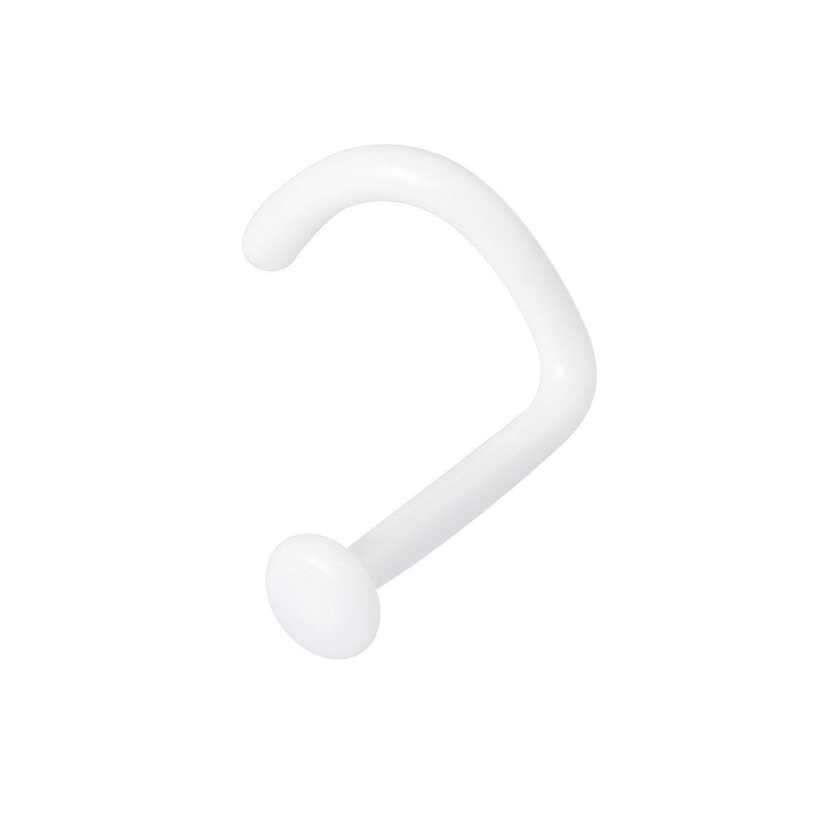 Glass 5-character pole eyebrow nail ear bone nail human body perforation wearing nourishing hole environmentally friendly anti allergic replacement pu