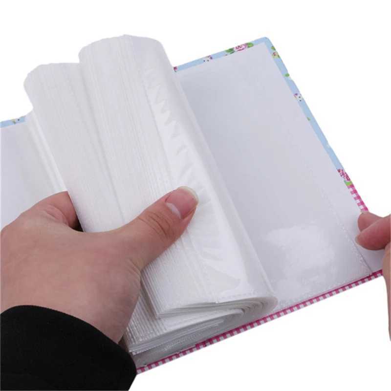 6Inch 100 Photo Album Cute Picture Storage Frame Insert Page Children Lovers Wedding Memory DIY Book Gift Z250729