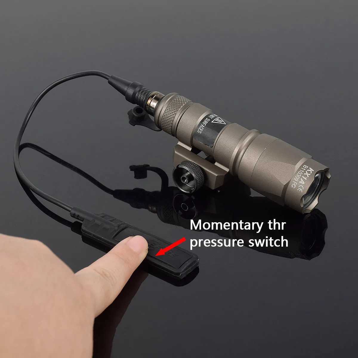 Tactical M300 M300A MINI Scout Light Rifle Hunting LED Flashlight Airsoft Weapon Gun Light Flashlight Torch AR15 HK416 XJ250728