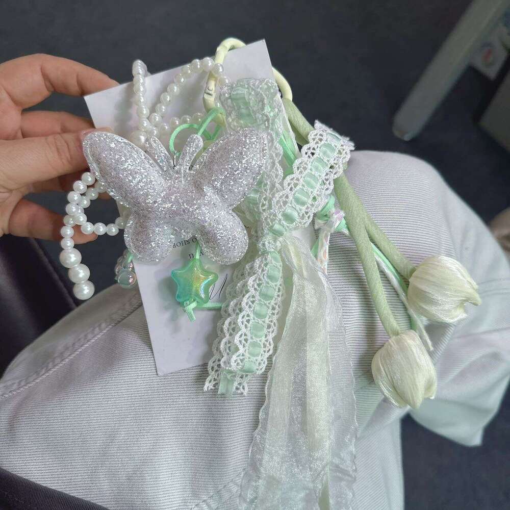 Miu Series Bag Pendant Phone Chain Strap Decoration with Small Handle Can Hang Cute Blind Box Doll