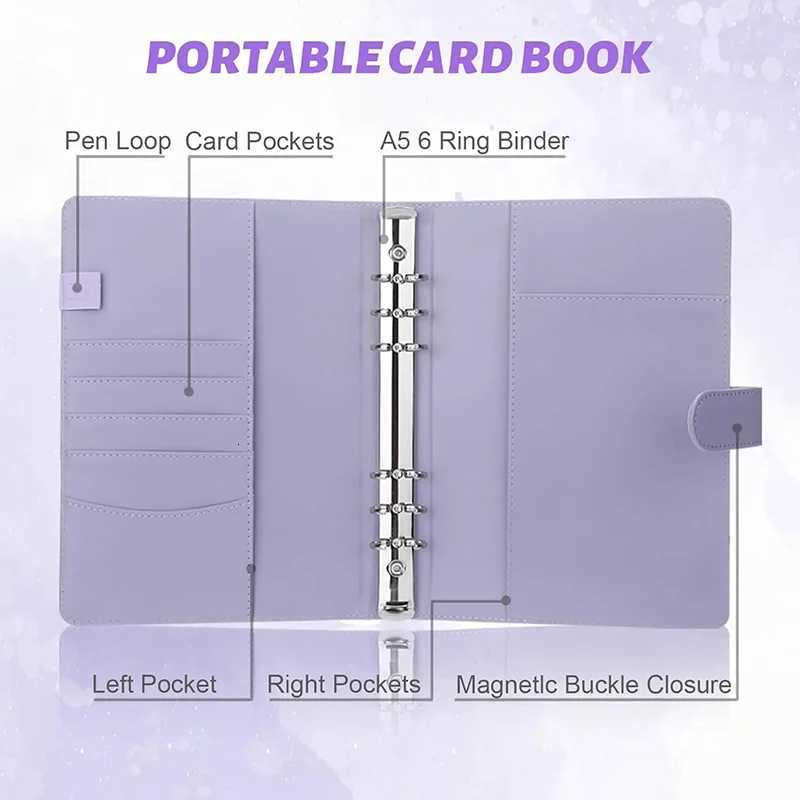 25pcs Page(4 Grids) Photo Card A5-Binder Kpop Photo Albums Idol Cards Loose-leaf Collect Book Binder Photocard Holder Z250729