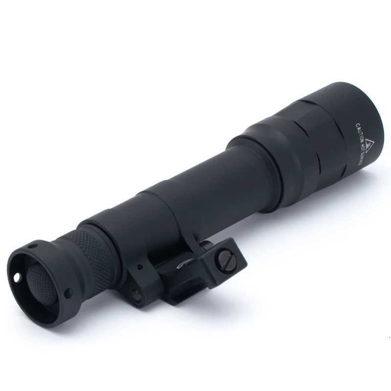 640DFTM340DFT Tactical Flashlight Scout Light Turbo Spotlight Floodlight Version Fit 20mm Rail Airsoft Rifle Accessories R250728