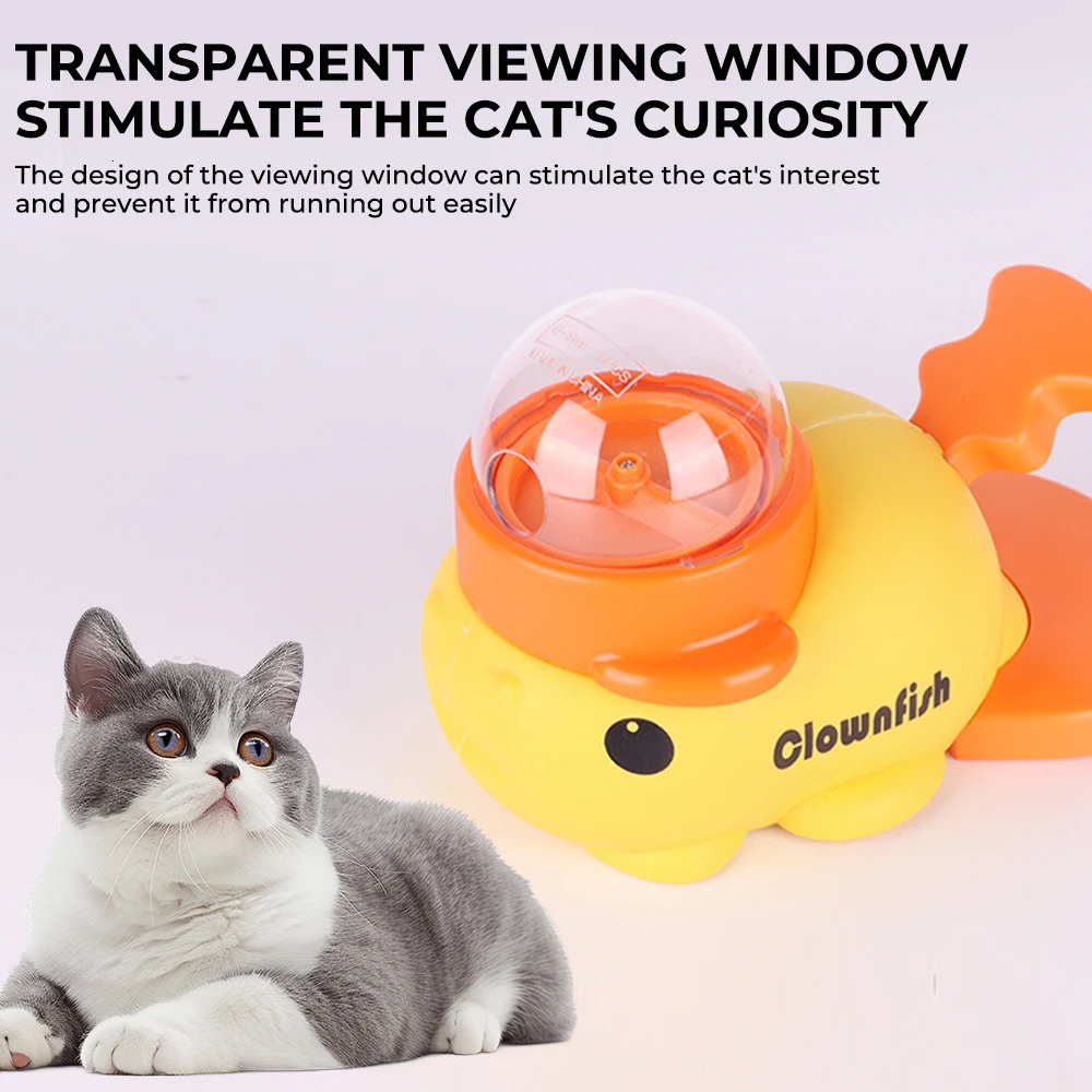 Dog Food Feeder Cartoon Little Clown Fish Shaped Interactive Toys AntiSlip Pets Puzzle Exercise Snack Dispenser 250729