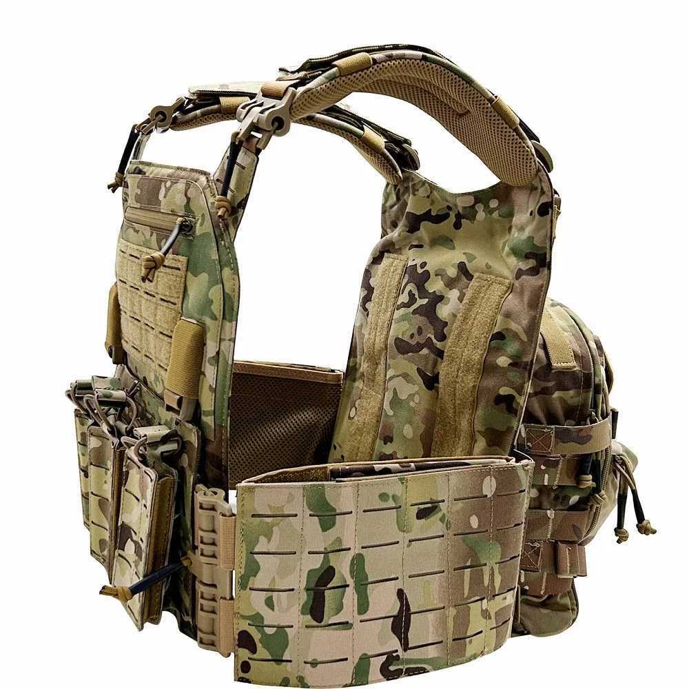 EMERSONGEARS ZH02 Nylon Combat suit laser cutting vest with hydration backpack with 5.56 triple magazine pouch Z250728