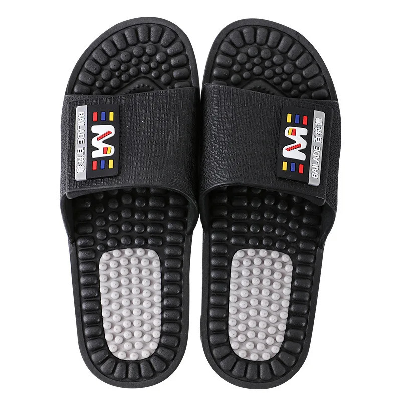 Soles massage slippers mens acupoints soles home indoor antiskid home lovers mens home cool slippers 250725