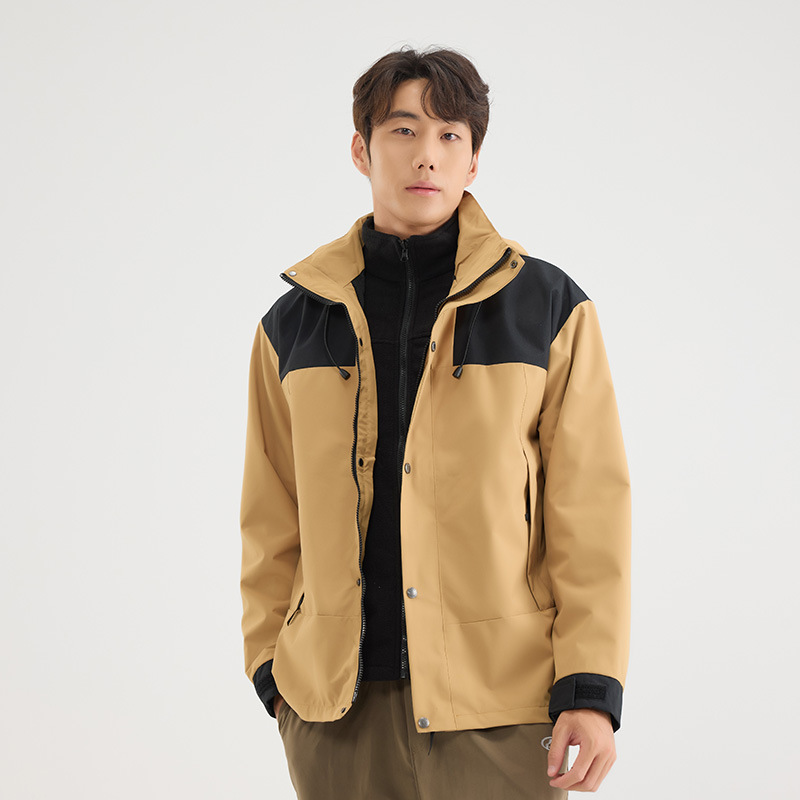 new free shipping designer cloth for man Detachable hooded jacket