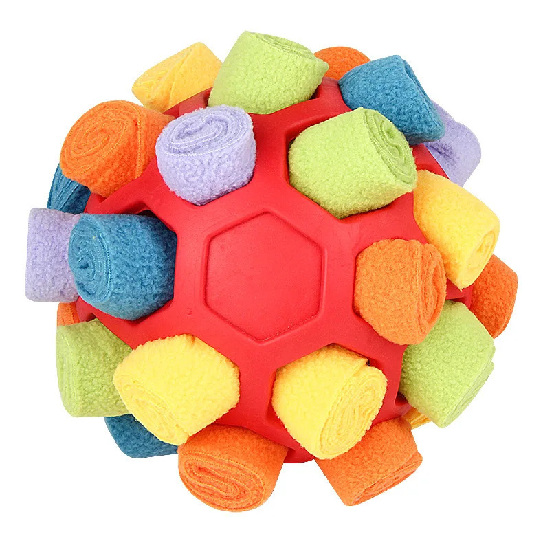 Pet Snuffle Ball TreatDispensing Chew Toy for DogsCats Mental Stimulation Teeth Cleaning 250729