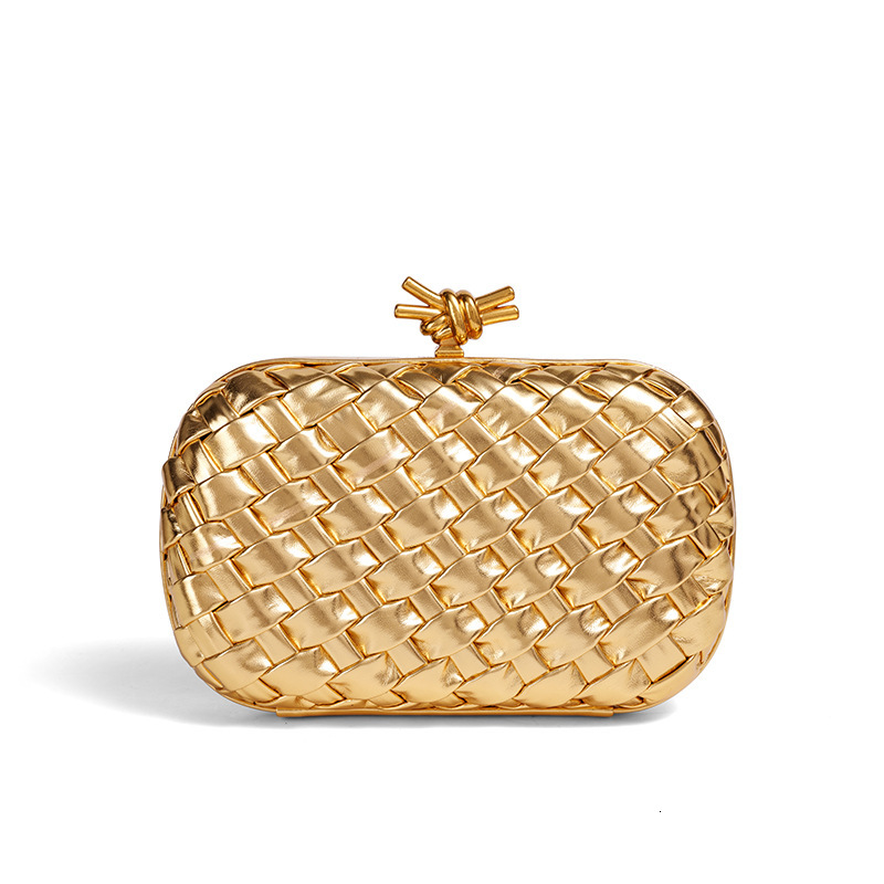 DHAL New Handwoven Fashion Evening B Brand Woven Clutch Shoulder Bag
