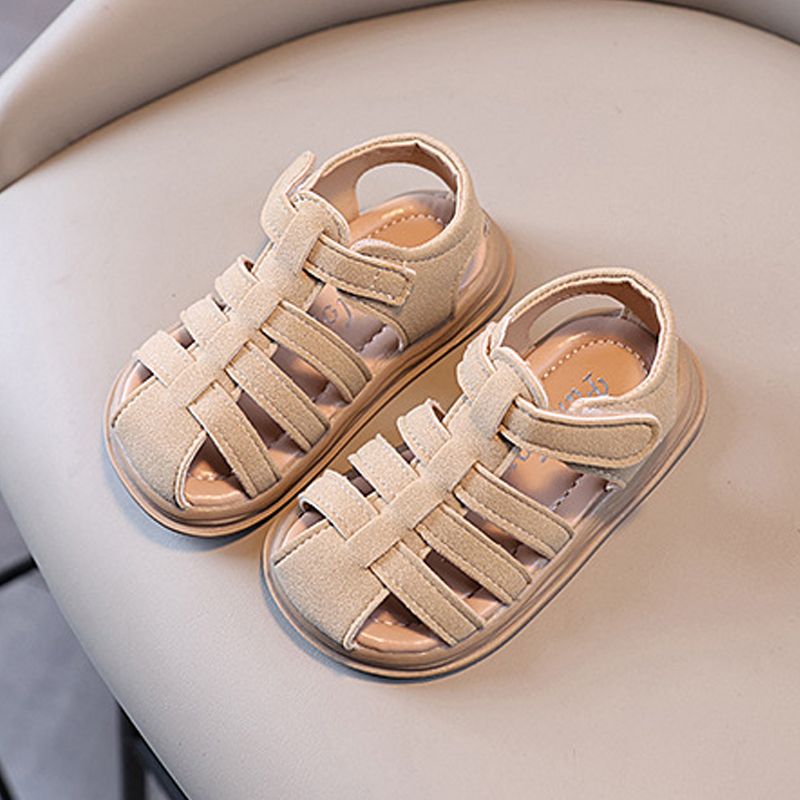 Toddler Children Summer Outdoor Beach Shoes Girls Princess Vintage Suede Sandals Littlesprouts for Kids Boy 2025 New Arrival Footwear 1-6 Years Sizes 