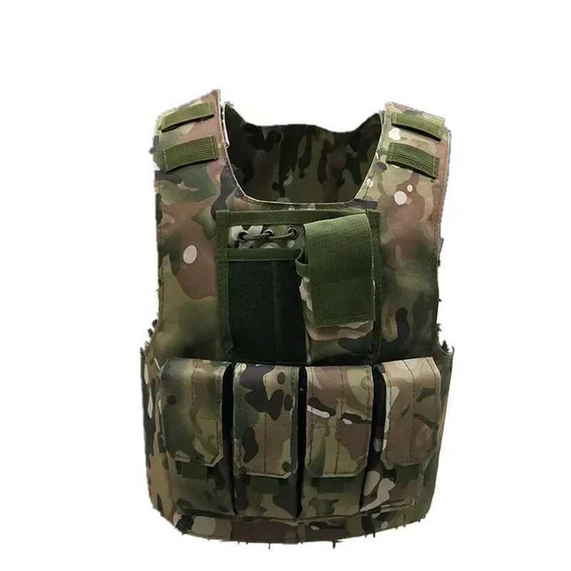 Kids Tactical Vest Combat Training Assault Plate Carrier Outdoor Hunting Airsoft CS Hunting Sport Protection Vests Z250728