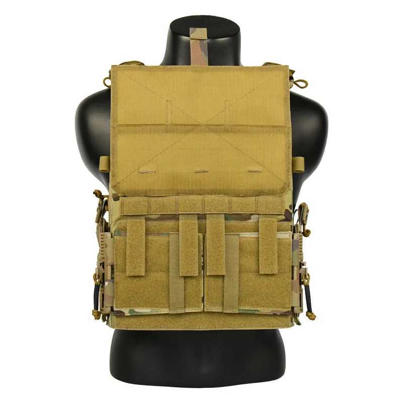 1000D Nylon Fabric Quick Releaseable 6094K Tactical Vest with Triple Magazine Pouch Z250728