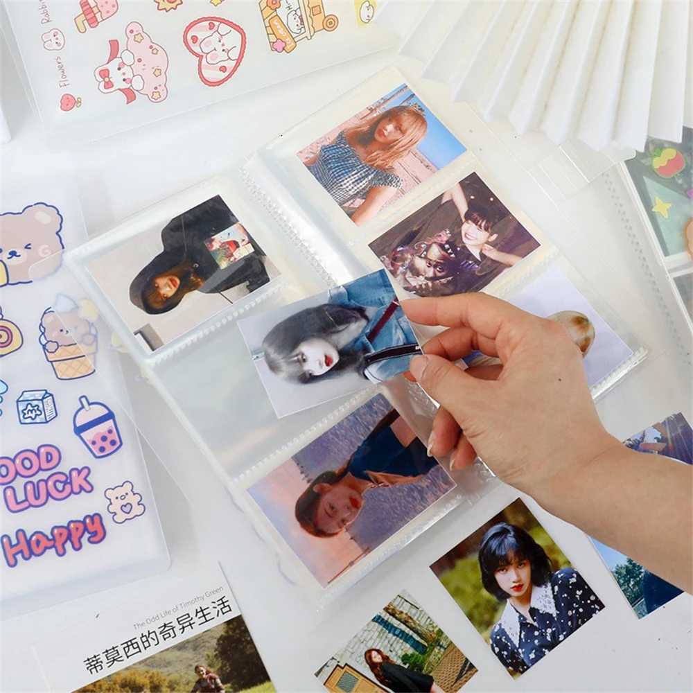 3/4/5/6 Inch PP Surface Photo Album Photocard Holder Sleeves Scrapbook Collect Book Album 10x15 Trading Card Binder Protector Z250729