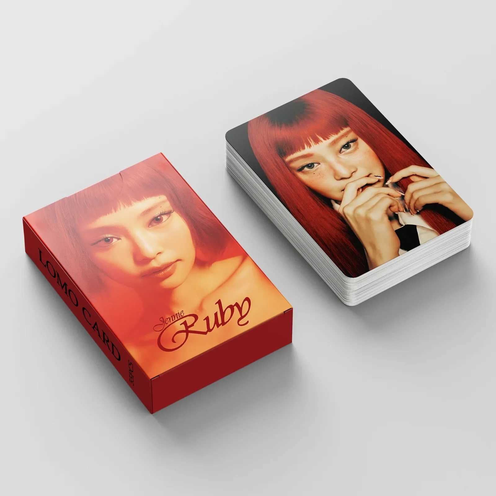 55Pcs/Box Kpop RUBY LIKE JENNIE SOLO Lomo Card New Album HD Photo Print Pictures Photocard For Fans Collection Postcards Gifts Z250729
