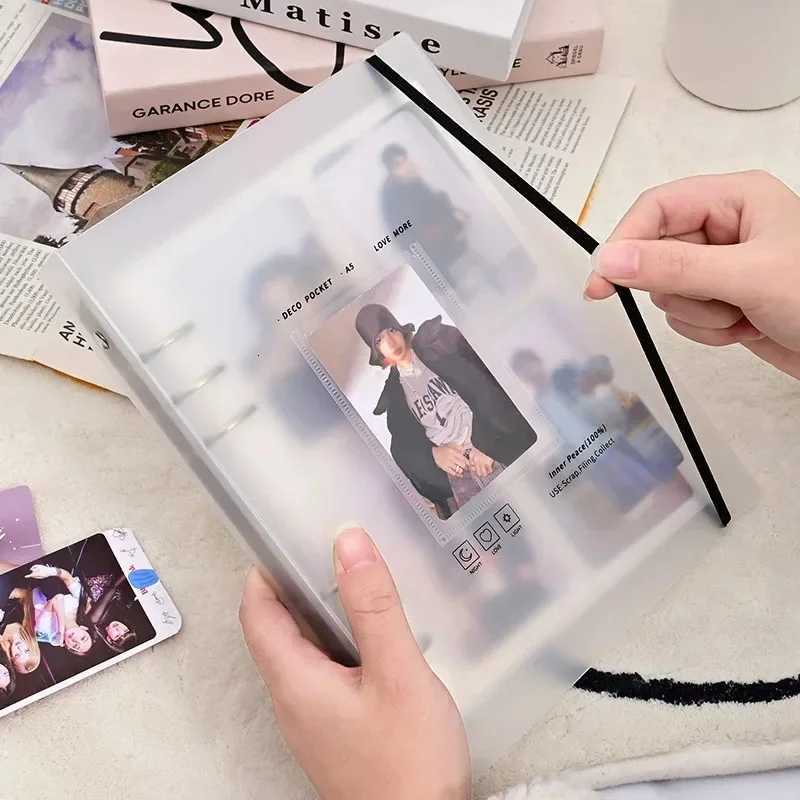5 Loose-Leaf Photo Album Book Binder Photocards Kpop Card Collection Book DIY Cards Idol Photos Collection Storage Book Binder Refill Paper Z250729