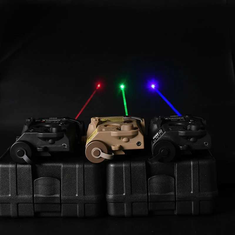 Airsoft Tactical Wadsn IR Fill Light Red Green Blue Dot PEQ15 Laser Strobe White LED Hunting Scout Light Fixed Mount Switch PEQXJ250728