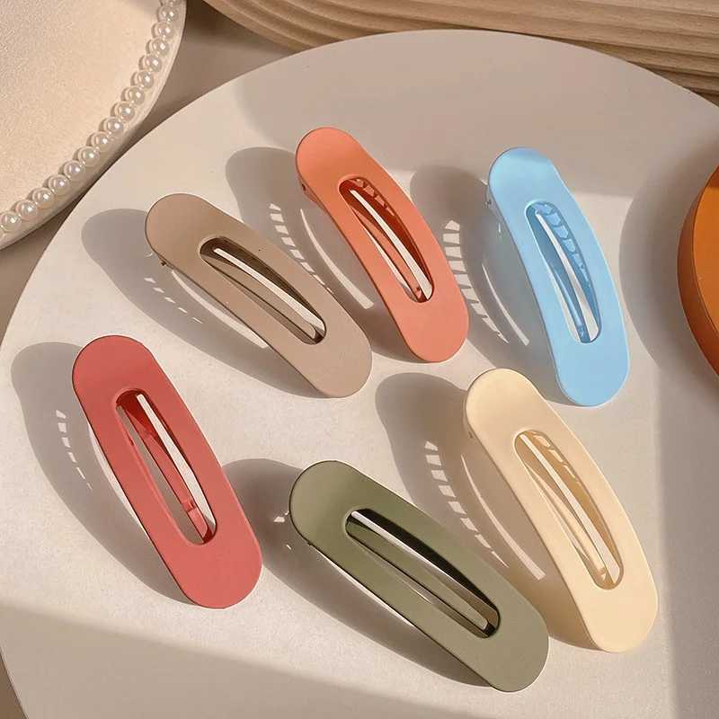 2pcs Korean Frosted For Women Large Matte Hairpins Hairgrips Big Clips Bangs Barrettes Girls Hair Accessories Z250729