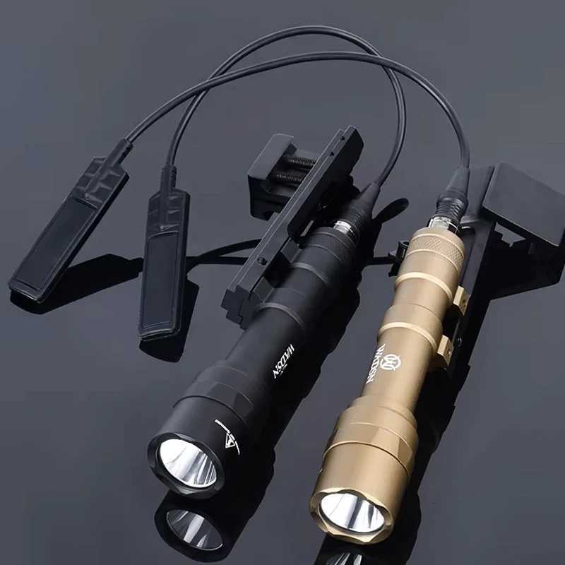 Tactical M600 Flashlight M600U LED Spotlight With 45 Offset Adaptive Light Mounting Metal Base For 20MM Picatinny Rail R250728