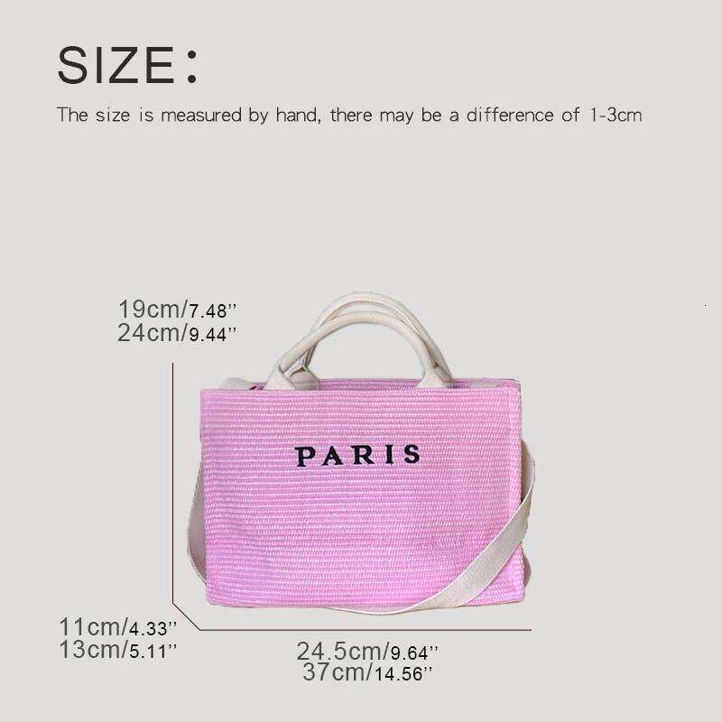 Women's Bags Designer Women's Bags Designer Bohemian Beach Staw Tote Bags Fo Women Designe Handbags Puses New In Papyus Weaving Lettes Top H