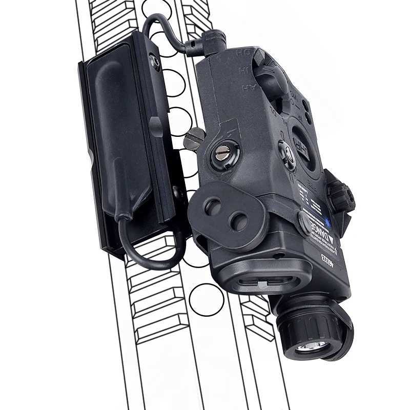 WADSN PEQ-15 Red Green Blue Laser with Pressure Switch Mount Slot Fit 20mm Rail Airsoft PEQ IR LED Light White Light Strobe R250728