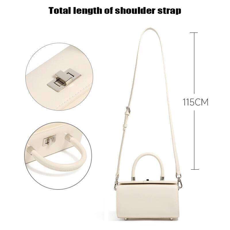 Summer Fashion Girls Simple Shoulder Slung Doctor Box Handbag Women Daily Commuting Crossbody Ladies Hand-held Small Square Bag