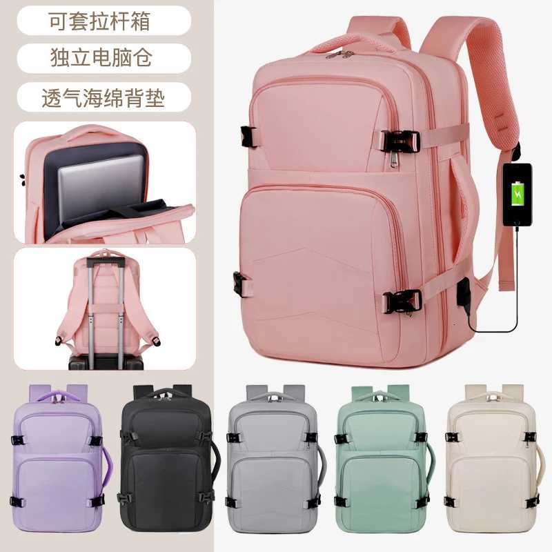 Multifunctional USB Charging Waterproof Backpack Large Capacity Travel Bag for Students Unisex Fashion School Backpack S250728