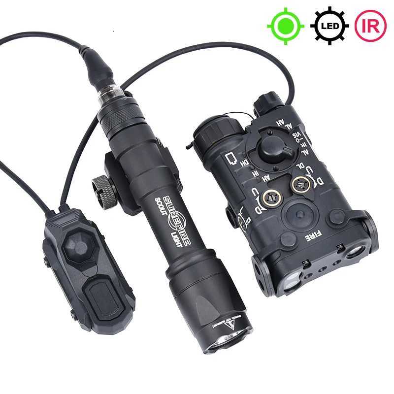 Tactical Metal NGAL L3 Red Green IR Laser M600 M600C Flashlight AXON Double Control Pressure Switch Airsoft Hunting Gear XJ250728