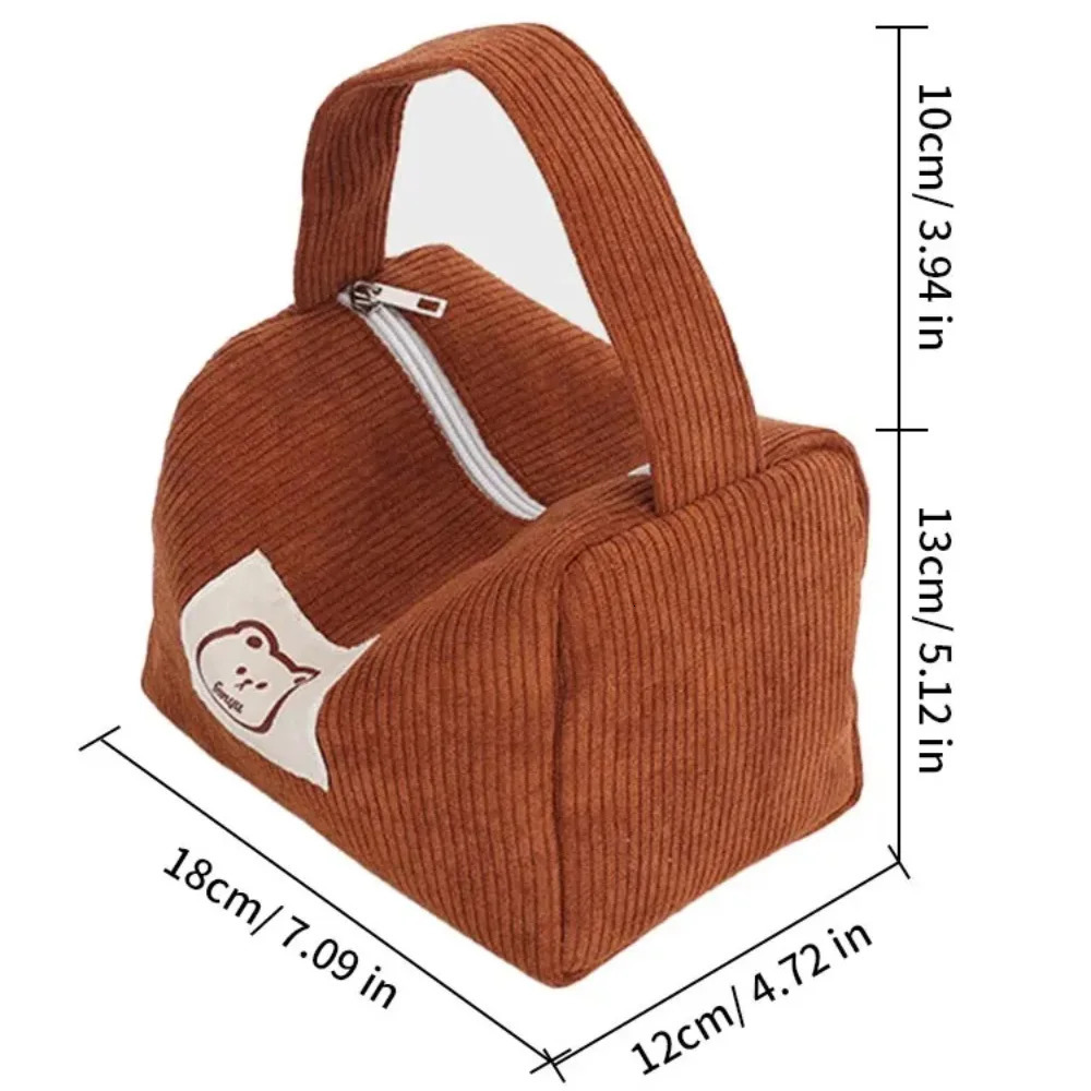 Cosmetic Bags for Women Plush Cute Handbag Summer Fashion Soft Comfortable Large Capacity Trendy With Handle 250725