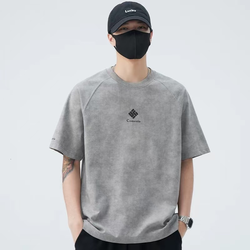 designer t shirt 2025 New Style TieDye Printed Trendy Short Sleeve TShirt for Men European Fashion Brand Summer Men Tee oversized t shirt