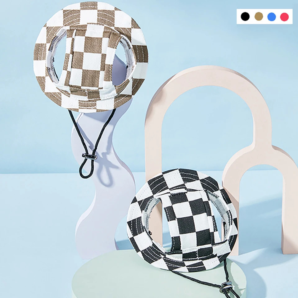 Pet Dog Cat Cap Breathable Summer Sunhat Cotton Fisherman Hat For Small Medium Large Dogs Cats Caps Products 250729